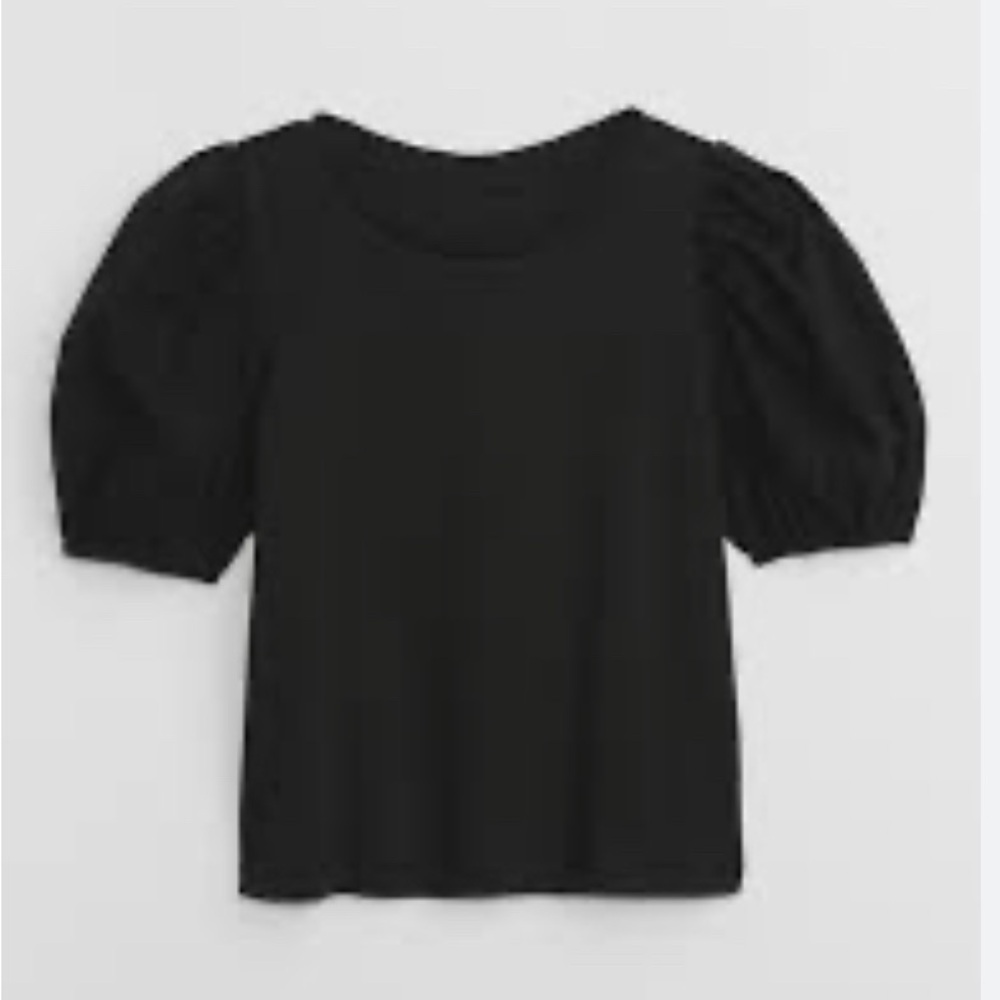2/20$ 🛍️ GAP Kids Black Puff Sleeve Top